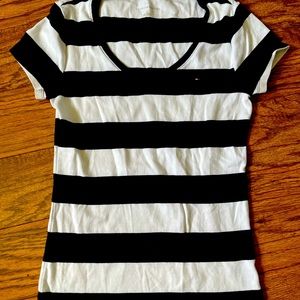 Navy & White Striped Tommy Hilfiger Top